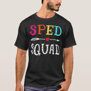 Sped Squad Niedlicher farbiger Lehrer Zurück zu lu T-Shirt