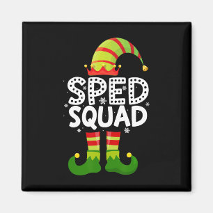 Sped Squad Special Bildung für Santa Family Chri Magnet