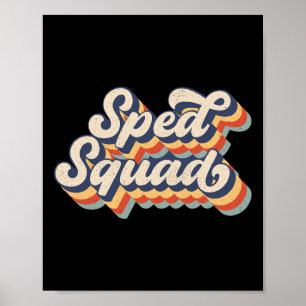 Sped Squad Special Ed Teacher zurück zur Schule 20 Poster