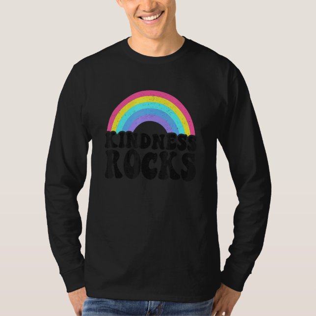 Sped Teacher Anti Bullying Hippie Rainbow Kindness T-Shirt (Vorderseite)