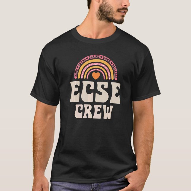SPED Teacher ECSE Crew Early Childhood Special Edu T-Shirt (Vorderseite)