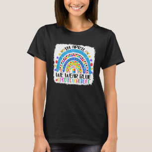 Sped Teacher Leben im April tragen wir Blue Autism T-Shirt