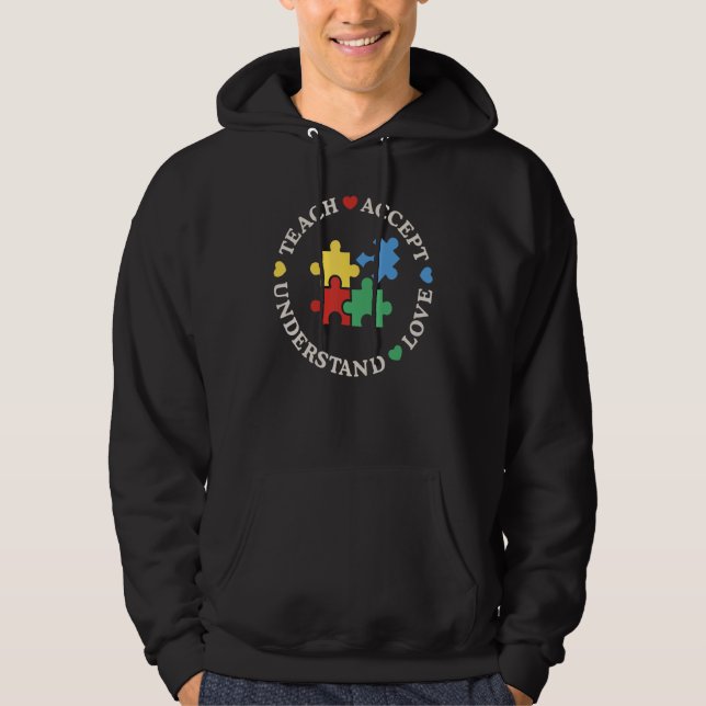 SPED Teacher Teach Accept Love Understand Special  Hoodie (Vorderseite)