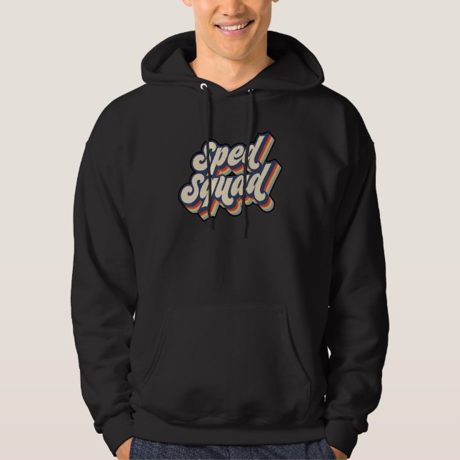 SPED-Team Sonderschullehrer Frauen Männer Ret Hoodie (Vorderseite)