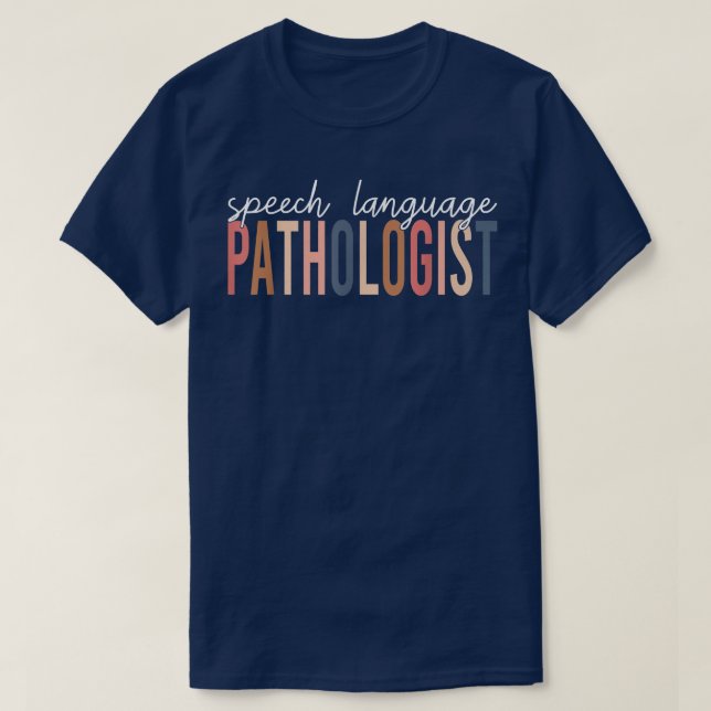 Speech Language Pathologist SLP Speech Therapy Pat T-Shirt (Design vorne)