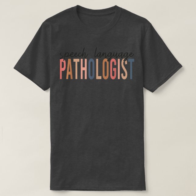 Speech Language Pathologist SLP Speech Therapy Pat T-Shirt (Design vorne)