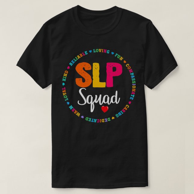 Speech Language SLP Therapist Squad Last Day of Sc T-Shirt (Design vorne)