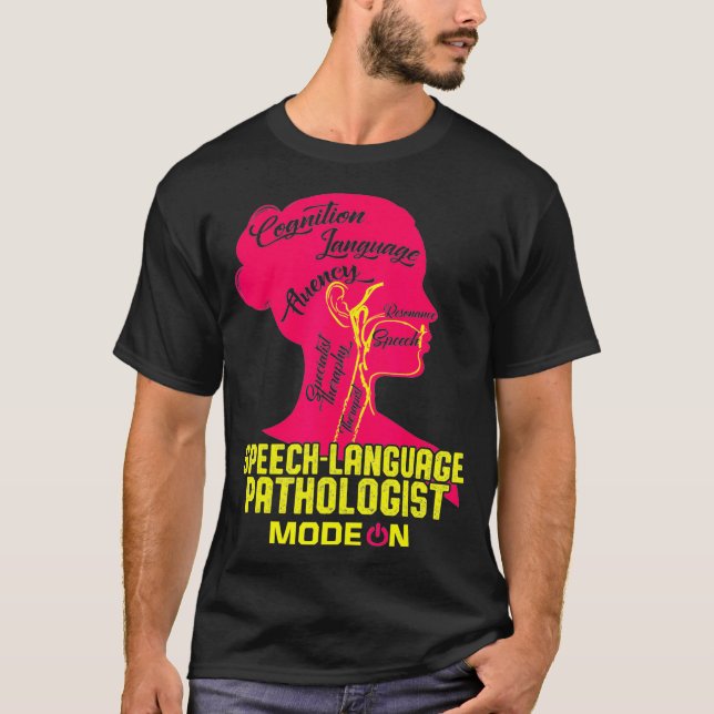 Speech Pathology Therapy Learning Autism Awareness T-Shirt (Vorderseite)