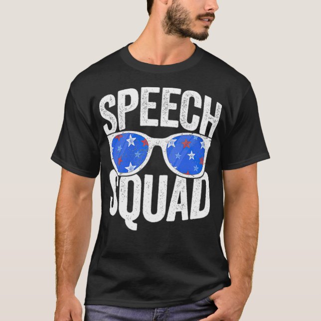 Speech Squad Funny Language Pathologist bester Fre T-Shirt (Vorderseite)