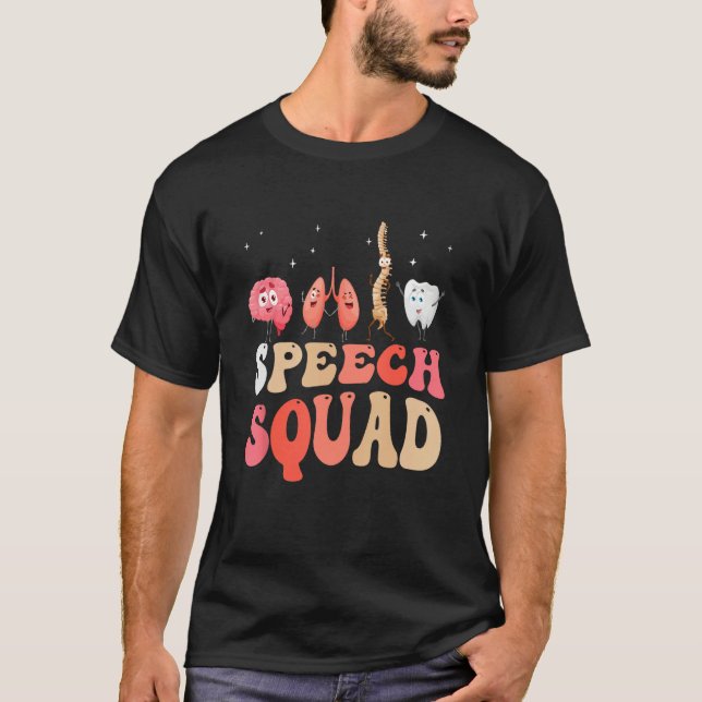 Speech Squad Healthcare Speech Therapy Speech Path T-Shirt (Vorderseite)