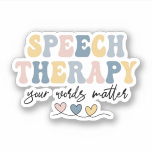 Speech Therapist, SLP Geschenk Aufkleber