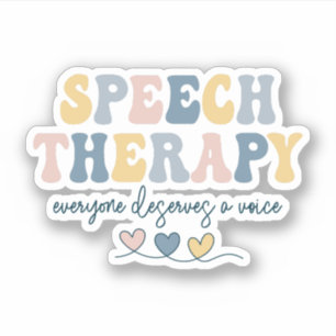 Speech Therapist, SLP Geschenk Aufkleber