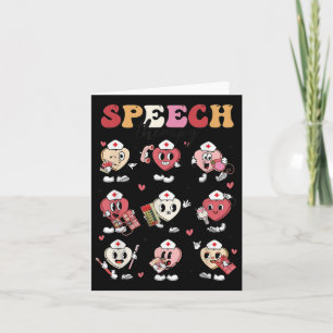 Speech Therapy Candy Sweet Heart Slp Valentines Da Karte