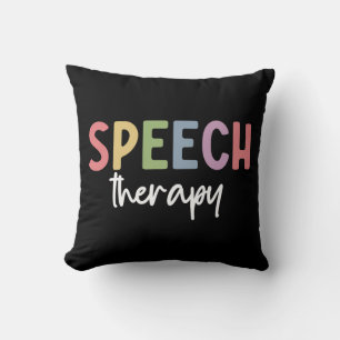 Speech Therapy SLP Speech Pathologe Geschenke Kissen