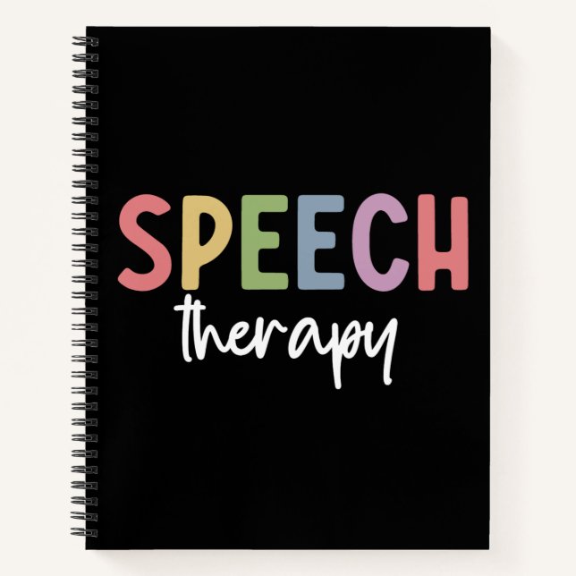 Speech Therapy SLP Speech Pathologe Geschenke Notizbuch (Vorderseite)