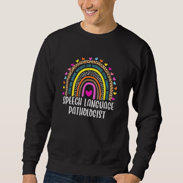 Speech Therapy Speech Language Pathologe SLP Boh Sweatshirt (Vorderseite)