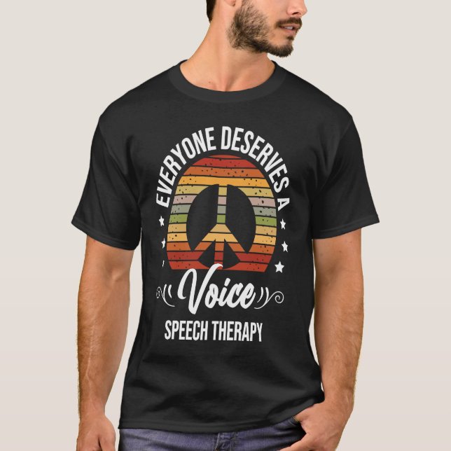Speech Therapy Speech Language Pathologist SLP T-Shirt (Vorderseite)