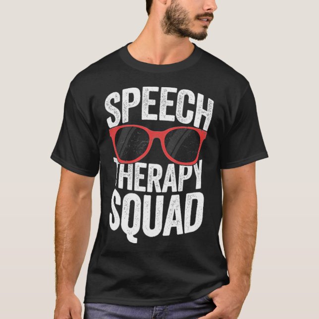 Speech Therapy Squad Funny SLP T-Shirt (Vorderseite)