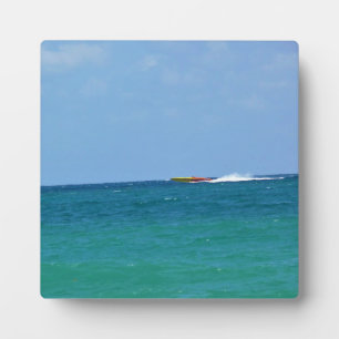 Speed Boat, Fort Lauderdale, Florida Fotoplatte