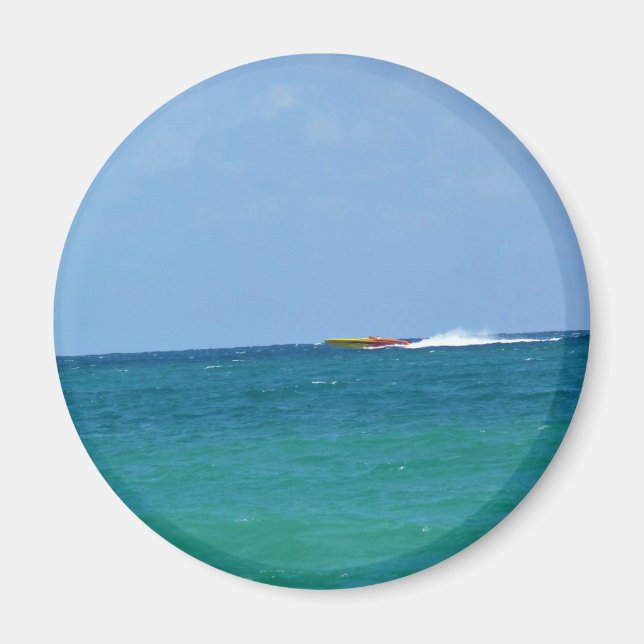 Speed Boat, Fort Lauderdale, Florida Magnet (Vorne)