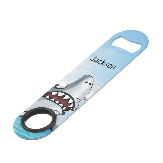 Speed Bottle Opener Shark Speed Flaschenöffner (Vorderseite Schrägansicht)