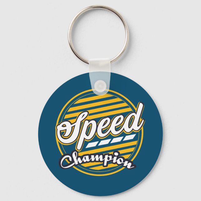 Speed Champion Schlüsselanhänger (Vorderseite)