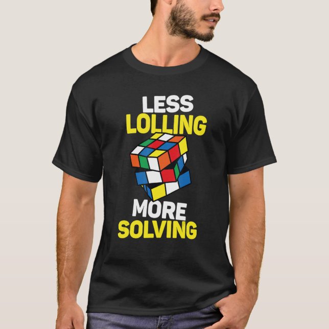 Speed Cubing Puzzle Cuber Cube Kids T-Shirt (Vorderseite)