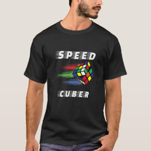 Speed Cubing Puzzle Cuber Fans Enthusiast T-Shirt
