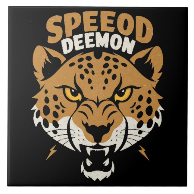 Speed Dämon Fliese (Vorderseite)