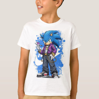 Speed Drip – Urban Sonic Style Kinder T-Shirt