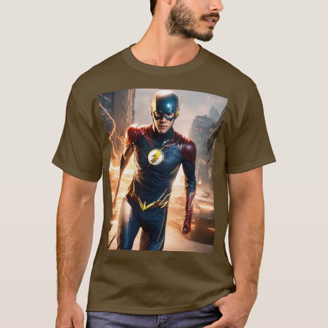 "Speed Force Showdown: Quicksilver vs. The Flash - T-Shirt (Vorderseite)