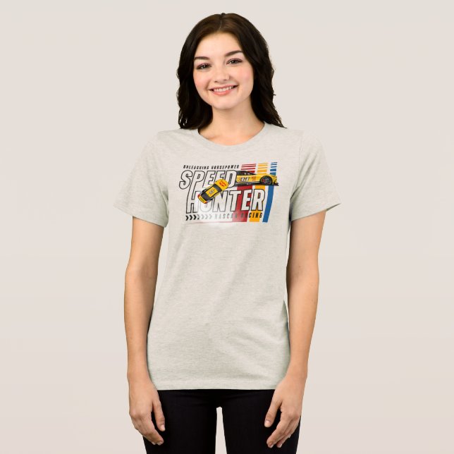 Speed Hunter | Damen Tri-Blend Shirt (Vorderseite voll)