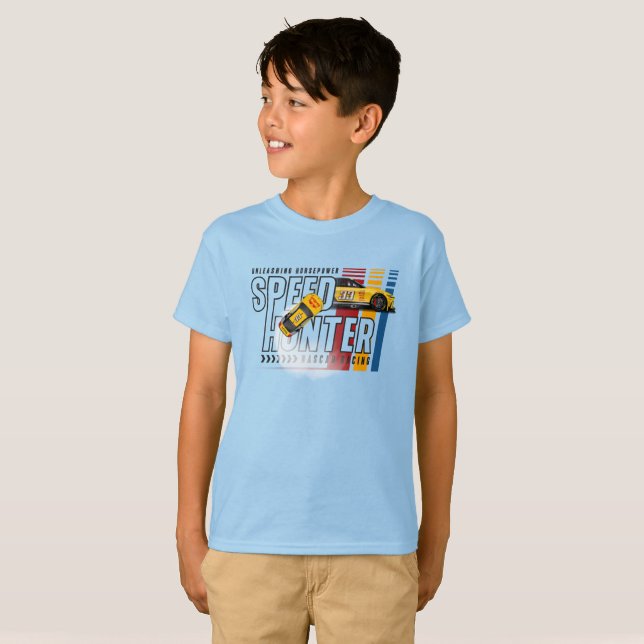 Speed Hunter | Kinder T-Shirt (Vorne ganz)