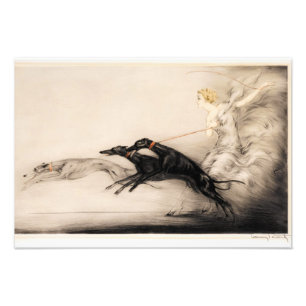 Speed II, Vitesse, 1933 von Louis Icart Fotodruck