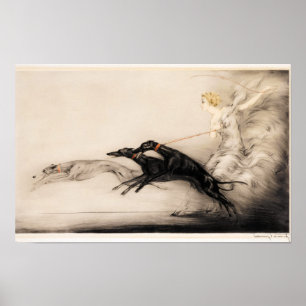 Speed II, Vitesse, 1933 von Louis Icart Poster