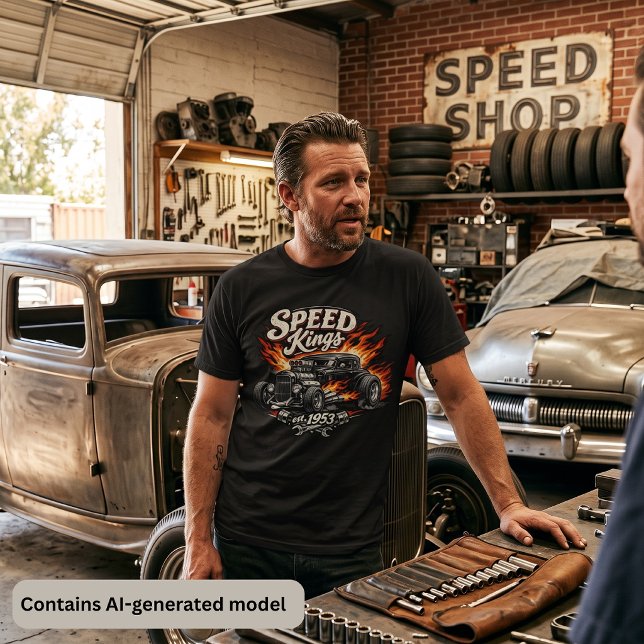 Speed Kings Hot Rod T-Shirt (Von Creator hochgeladen)