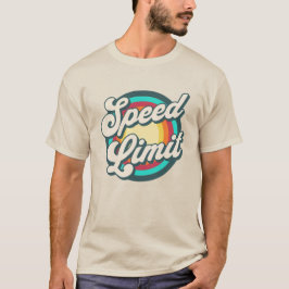 Speed Limit Retro Bright Rainbow Konzert T-Shirt