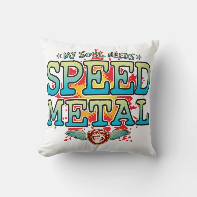 Speed Metal Soul Kissen (Vorderseite)