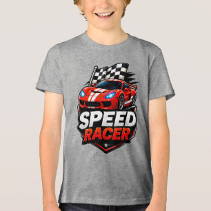 Speed Racer Kids T-Shirt Tri-Blend Shirt