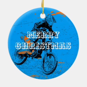 Speed Racer - Motocross Racer Keramik Ornament