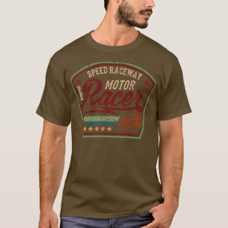 Speed Raceway Custom Racer Motorräder T-Shirt