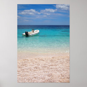 Speedboat in Blaumeer-Poster Poster