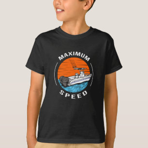 Speedboat Racing Boot Motorboot Kapitän T-Shirt