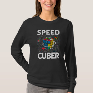 Speedcuber Wettbewerbs-Puzzle Speedcubing Mathemat T-Shirt