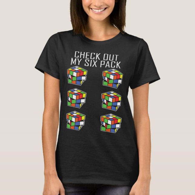 Speedcubing Sechserpack Speedcuber T-Shirt (Vorderseite)