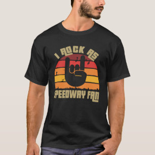 Speedway-Fan Sonne Vintage-Stil Bunt T-Shirt