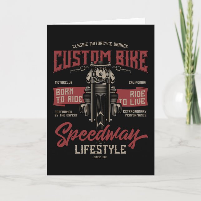 Speedway Karte (Vorderseite)