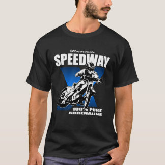Speedway railway sport motorcycle racing driver T-Shirt