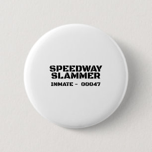 Speedway Slammer. Gefängnisinsasse 47 Kostüm _1 Button