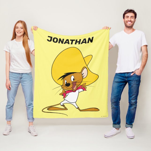 SPEEDY GONZALES™ Krawatte Fleecedecke (Beispiel)